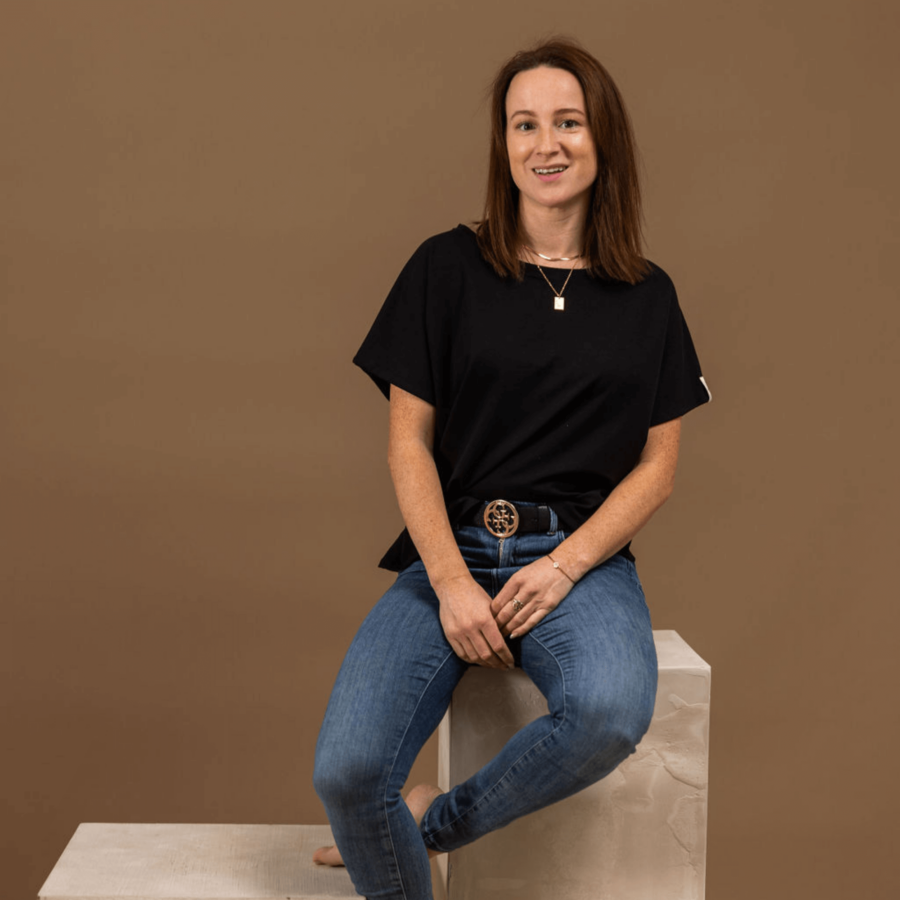 Oversized t-shirt / gladek bombaž / black - Image 5